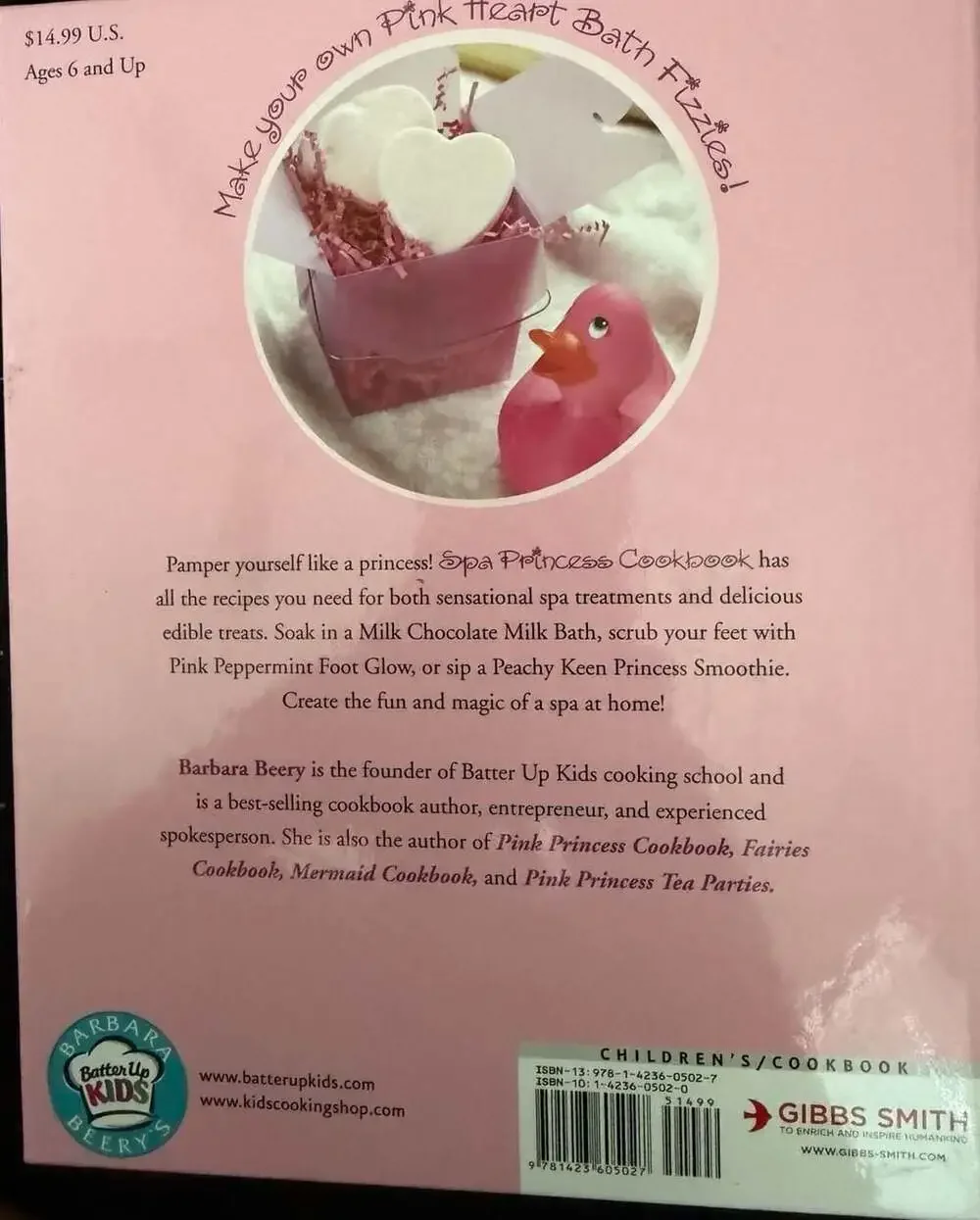 Spa Princess Cookbook by Barbara Beery, Spiral-bound